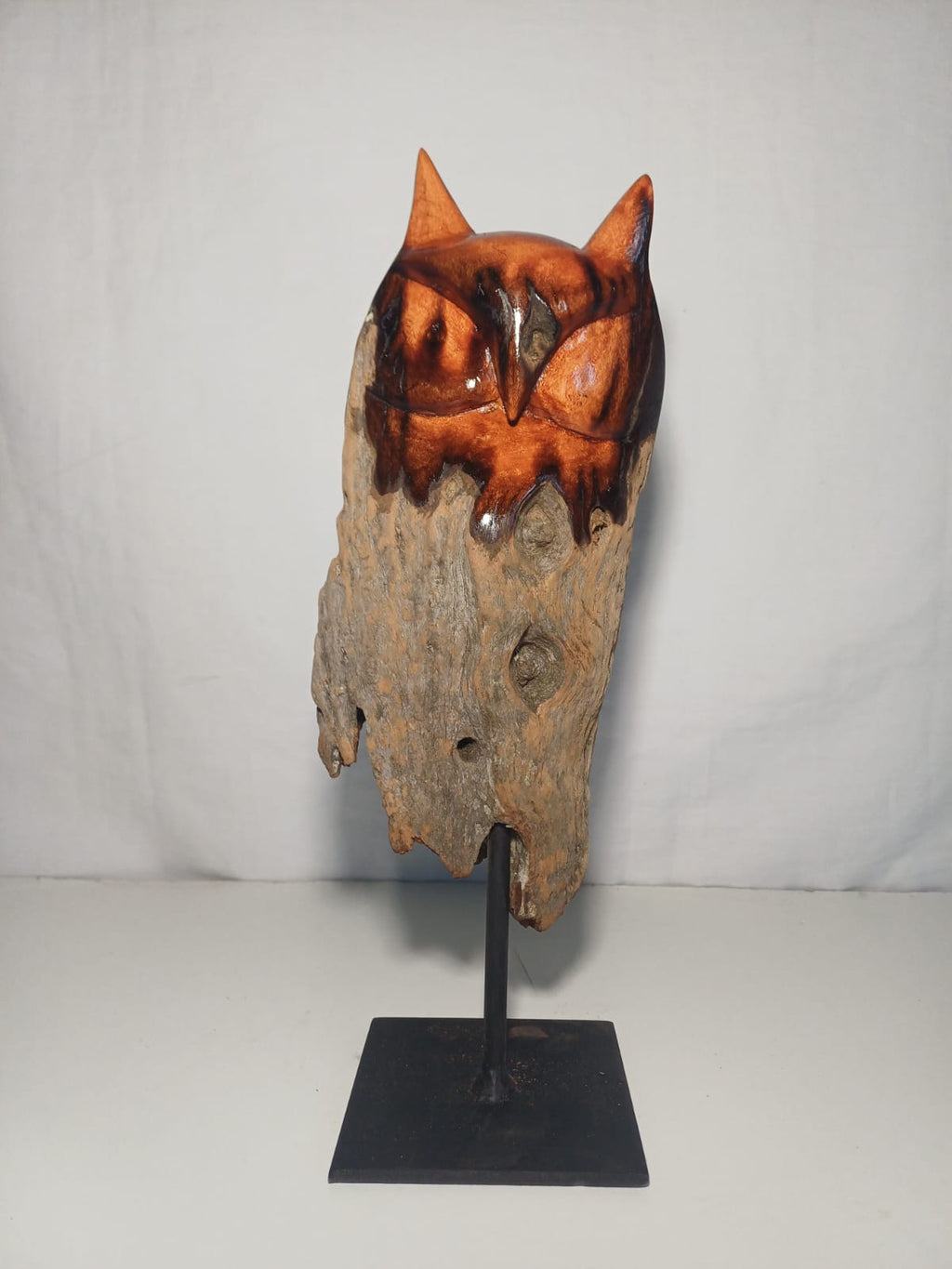 Owl driftwood sculpture (003)